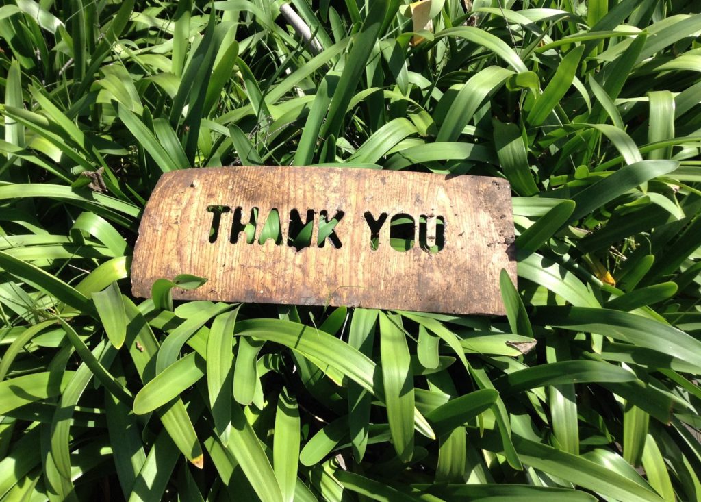 Don't forget to show the gratitude to your customers