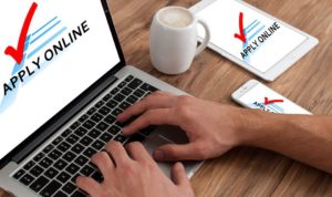 Use any means necessary to apply for moving jobs NYC - your laptop, tablet, phone etc.