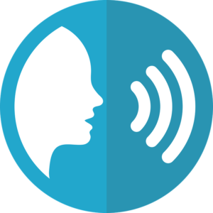 Sign for person speaking.