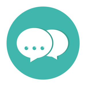 Chat icon - one of the many aspects in which tech will reshape relocation.