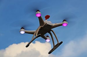Drone in air