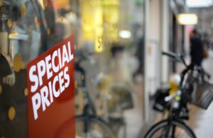 Special Prices sign