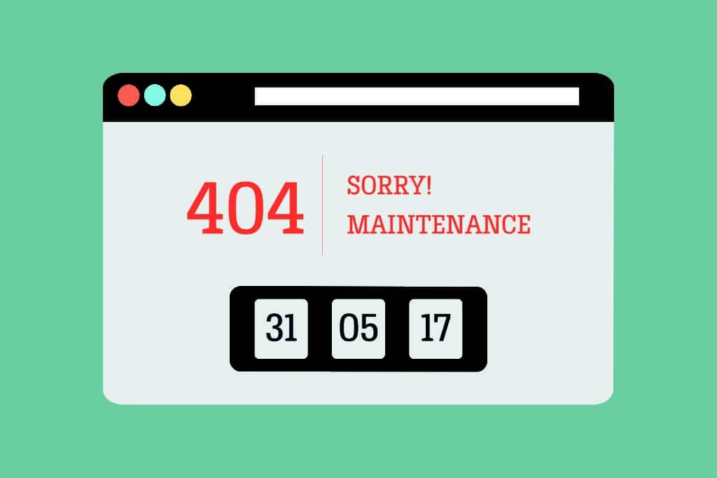 404 error page