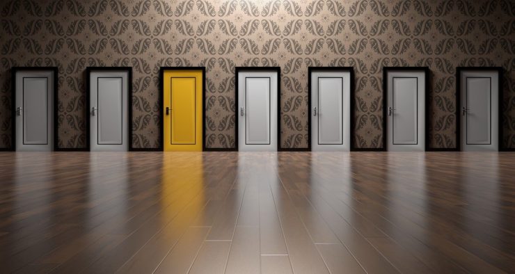 Several doors