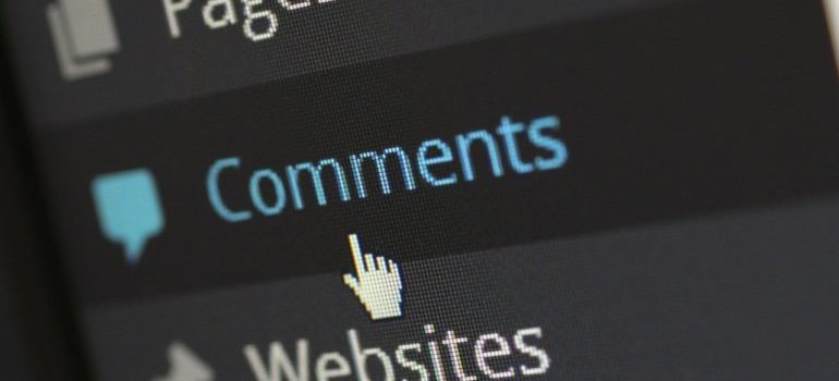 Comments section in WP