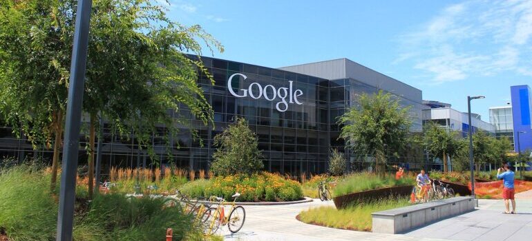 One of Google's global sites