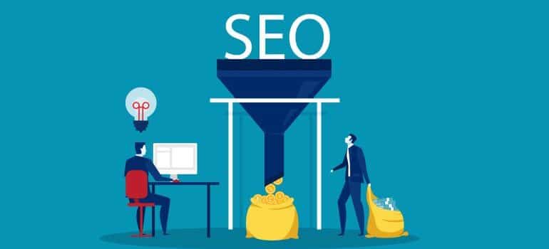 Illustration of converting SEO into profit