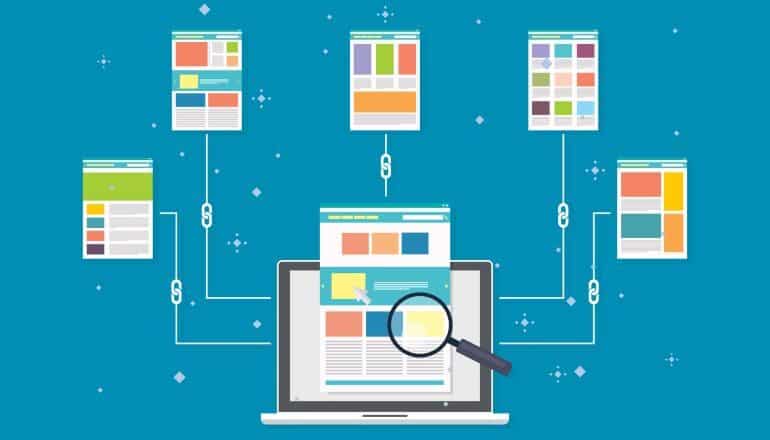 Schematic of backlink building