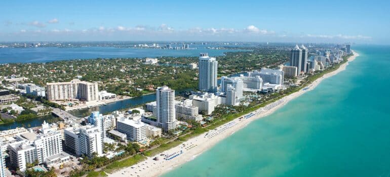 Miami Beach from above.
