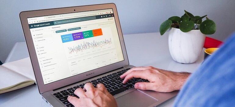 site visitor data