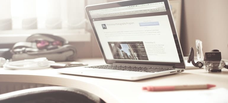 One of the must-have website pages on a laptop